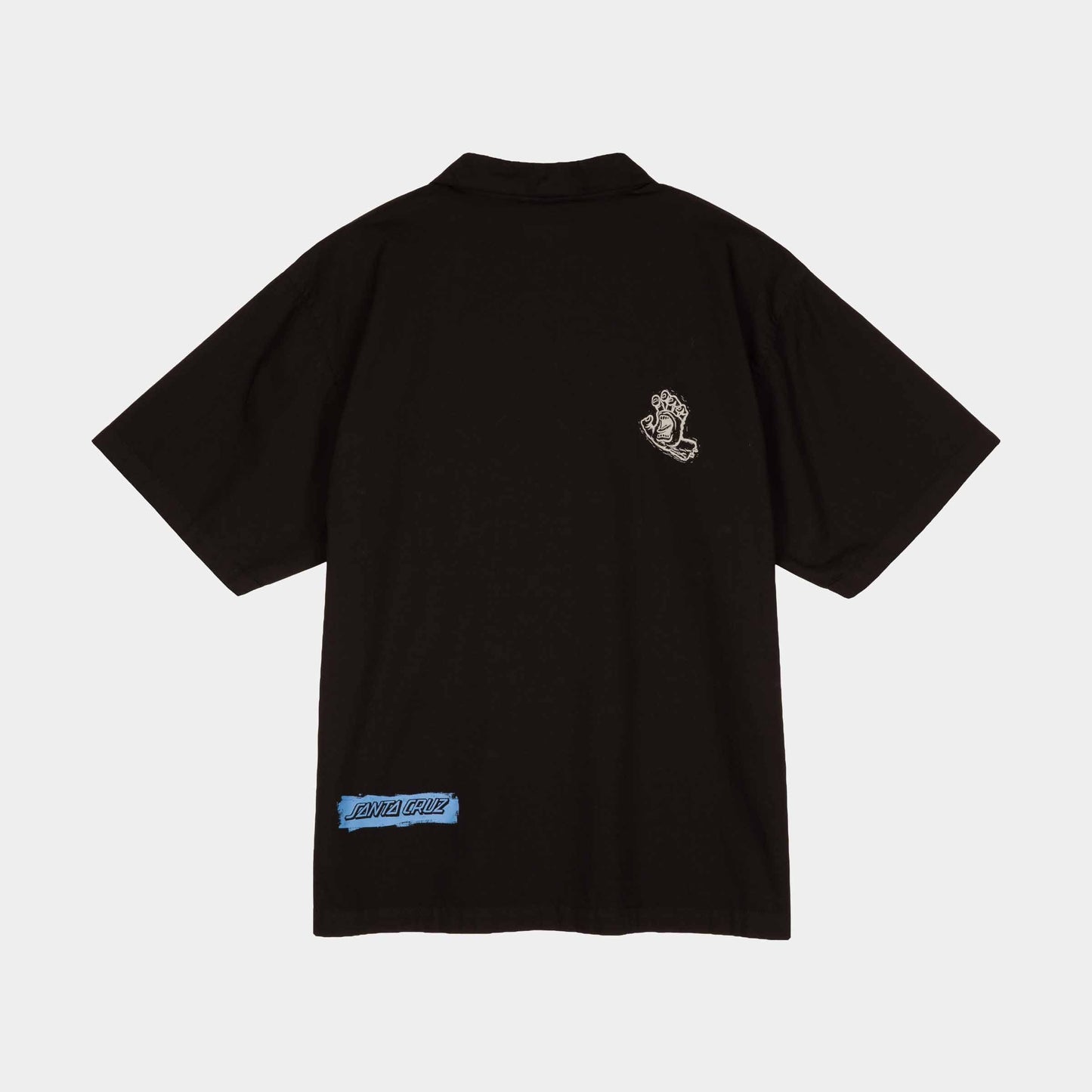 Santa Cruz Stamped Short Sleeve Shirt Black