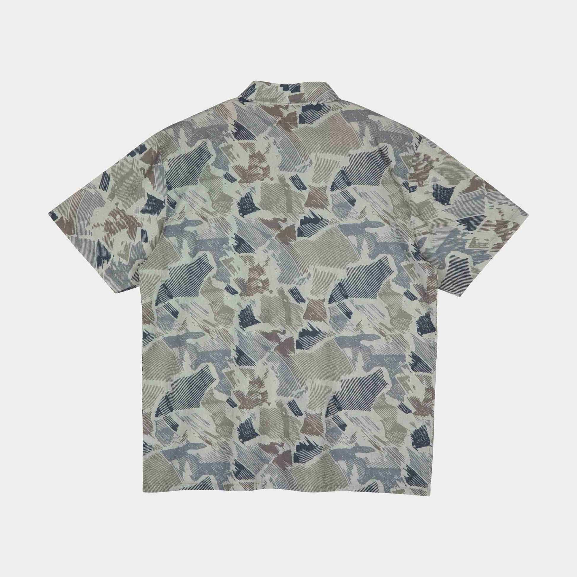 Santa Cruz Nico Short Sleeve Shirt Woodcut Camo
