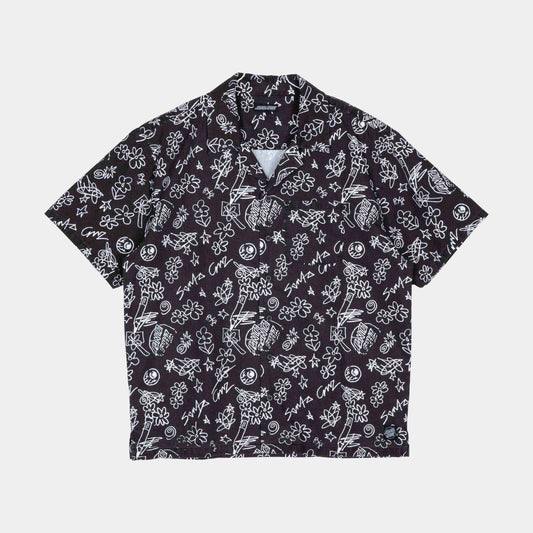 Santa Cruz Skateboards | Finn Short Sleeve Shirt Artificial Scribble