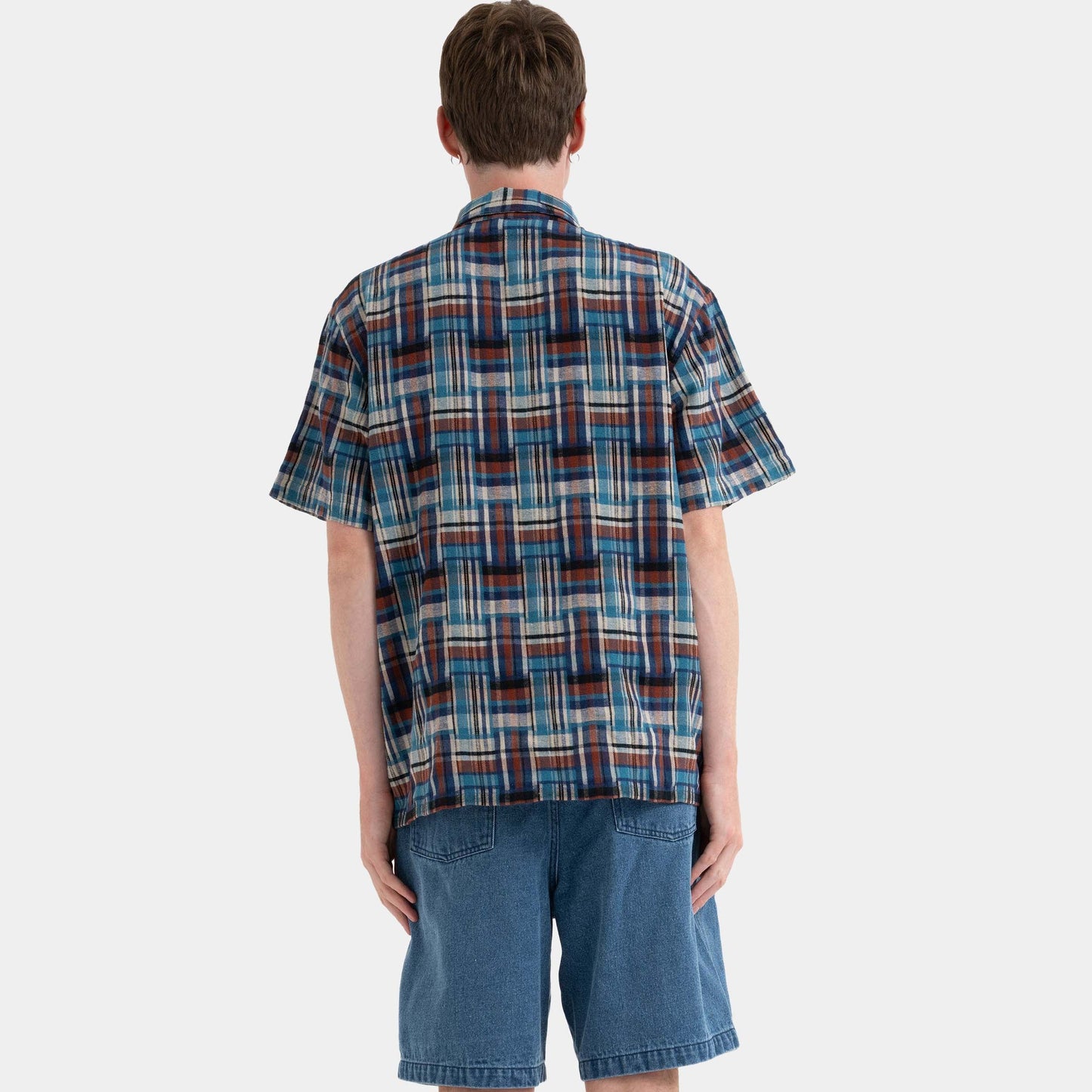 Santa Cruz Skateboards | Milo Short Sleeve Shirt Madras Check