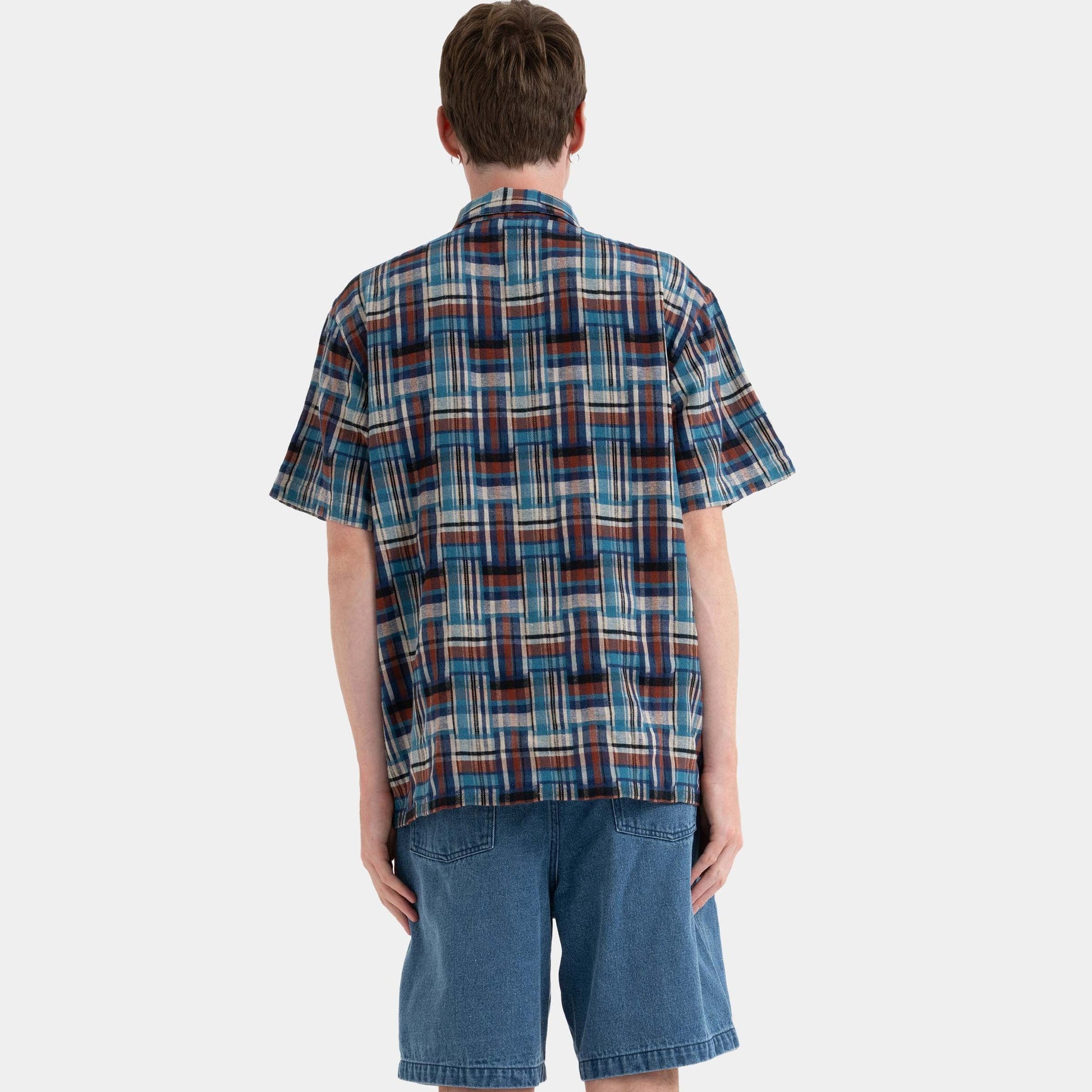 Santa Cruz Skateboards | Milo Short Sleeve Shirt Madras Check