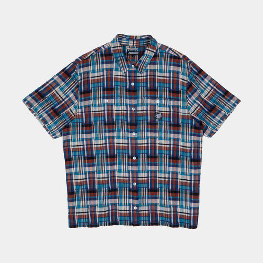 Santa Cruz Skateboards | Milo Short Sleeve Shirt Madras Check