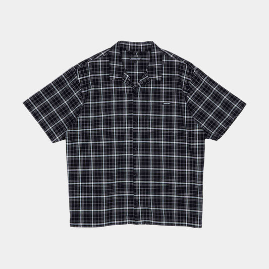 Santa Cruz Skateboards | Flint Short Sleeve Shirt Black Check