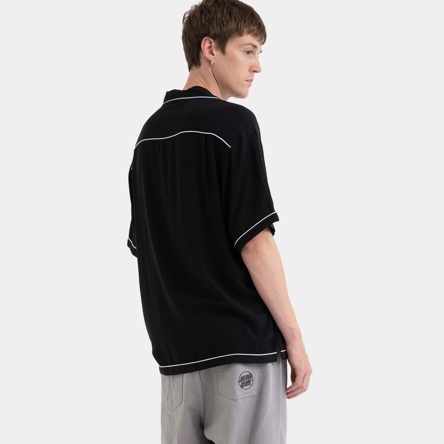 Santa Cruz Skateboards | Winkowski Samurai Short Sleeve Shirt Black
