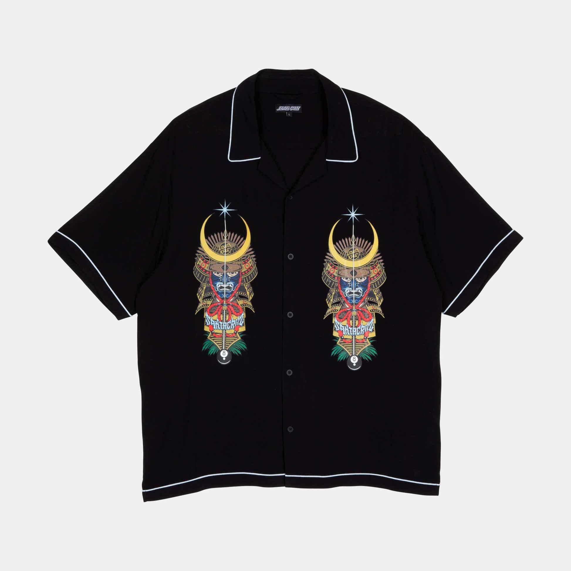Santa Cruz Skateboards | Winkowski Samurai Short Sleeve Shirt Black
