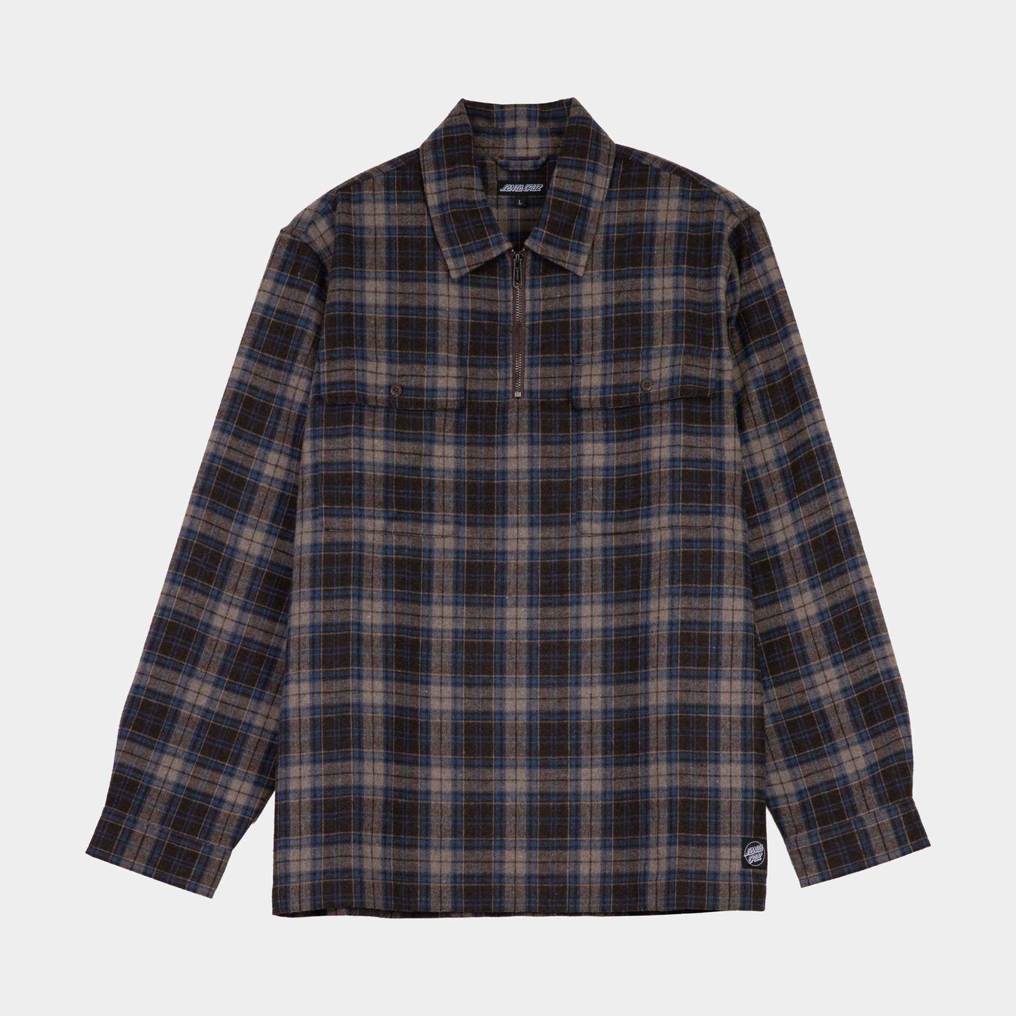 Santa Cruz | Freddie Shirt Brown Check