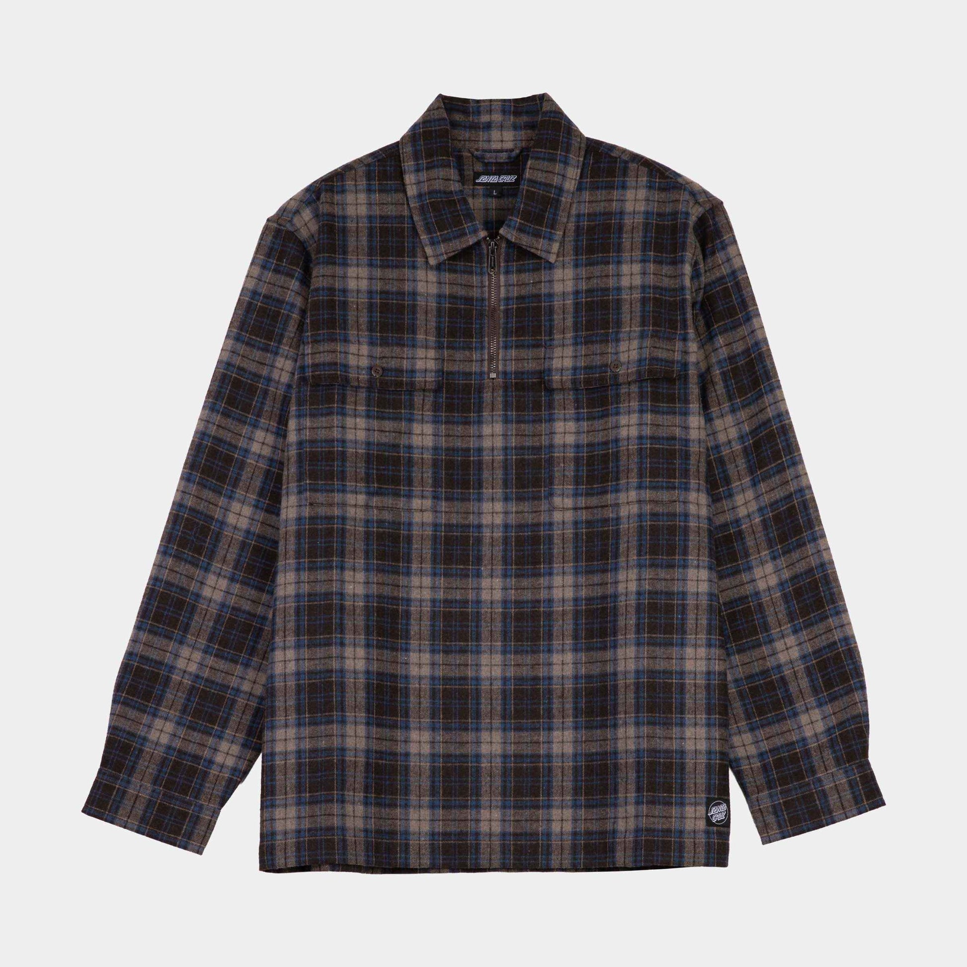 Santa Cruz | Freddie Shirt Brown Check