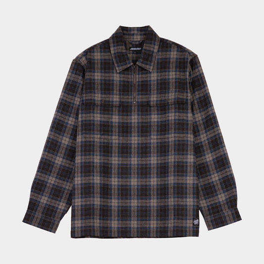 Santa Cruz | Freddie Shirt Brown Check