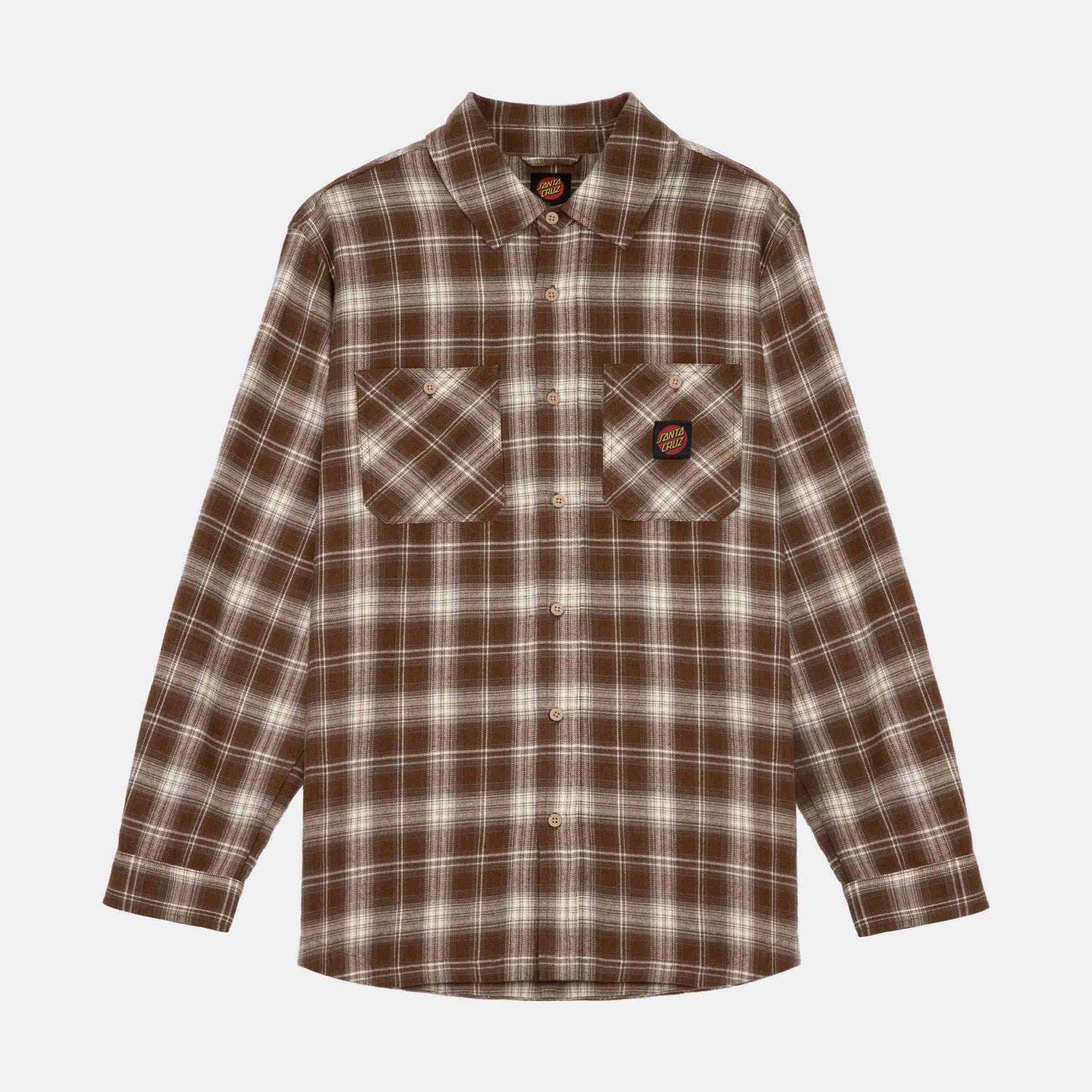 Santa Cruz | Apex Shirt Dark Brown Check