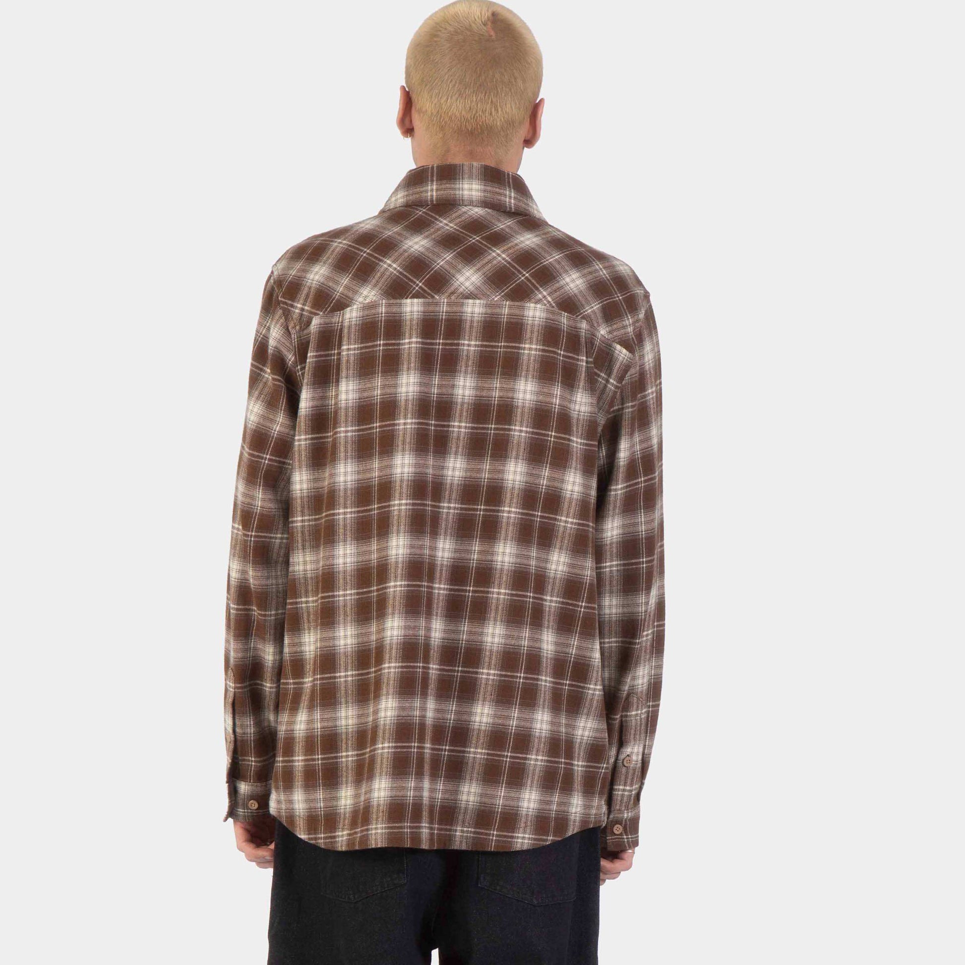 Santa Cruz | Apex Shirt Dark Brown Check