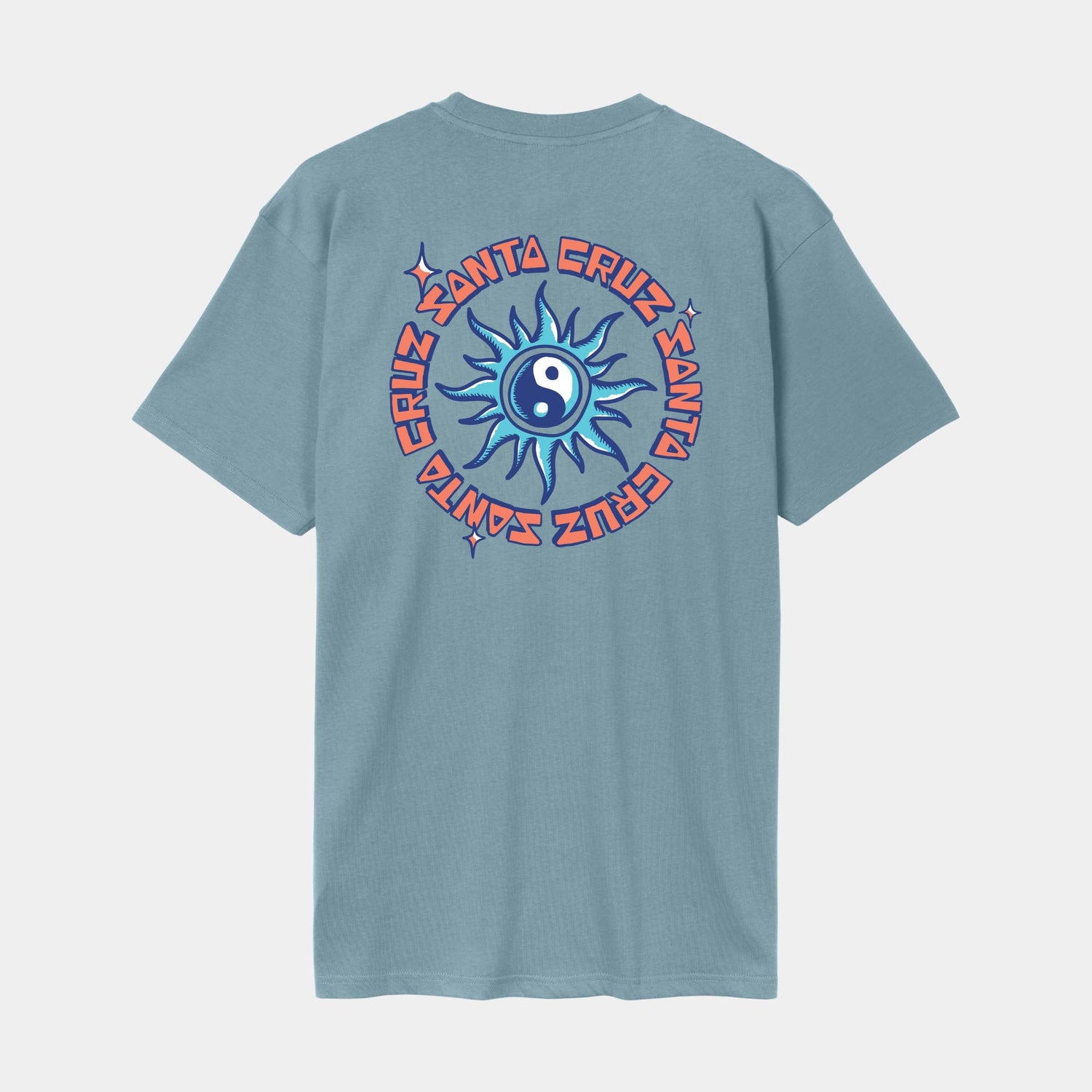 Santa Cruz Sol Tripper T Shirt Stone Blue