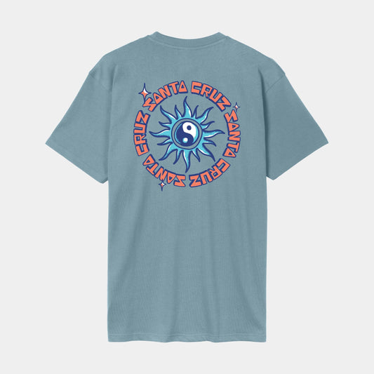 Santa Cruz Sol Tripper T Shirt Stone Blue