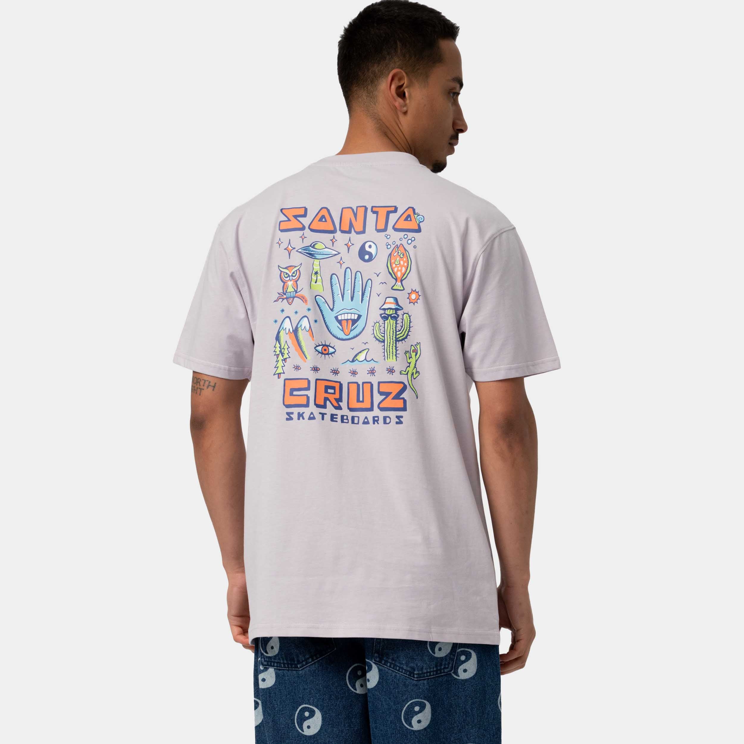 Powell パウエル　Tシャツ SANTA CRUZ independent Powell パウエル Tシャツ SANTA CRUZ independent パウエル x ブルー