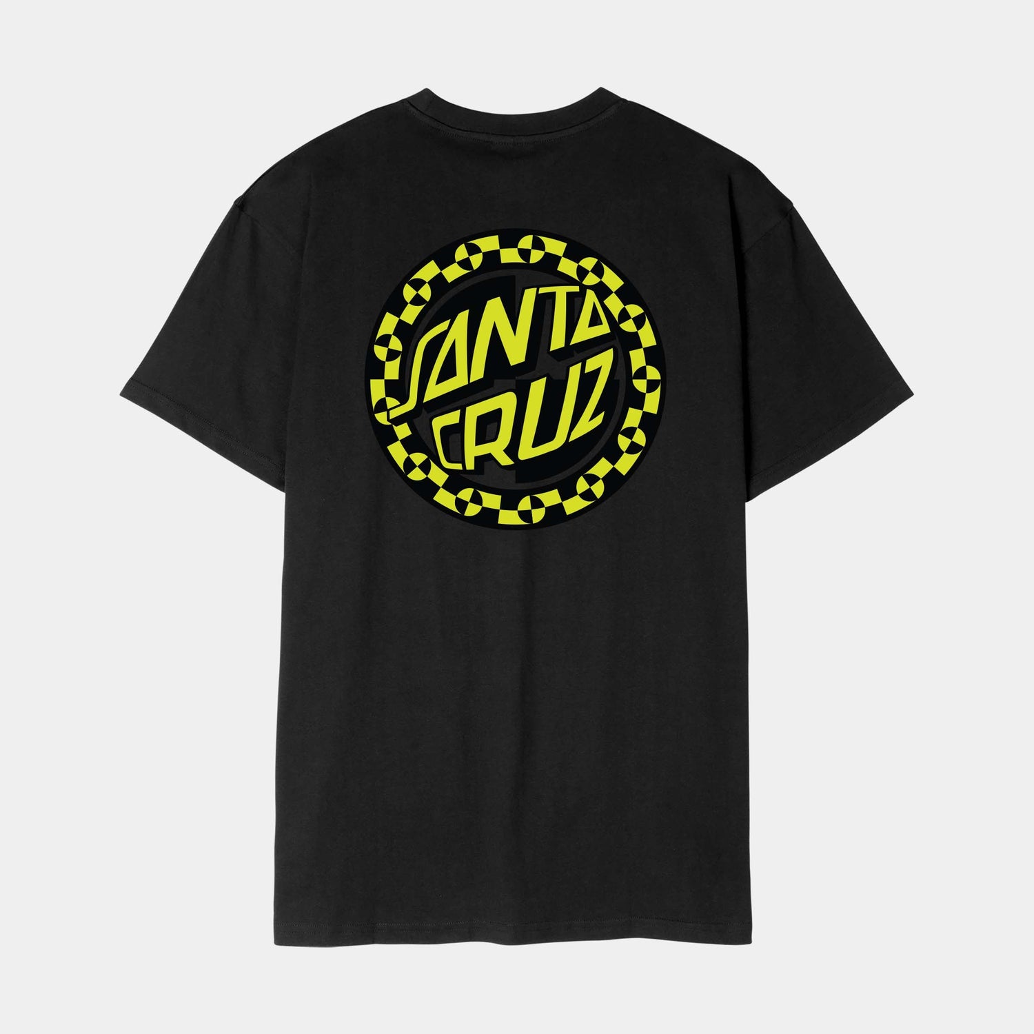 Santa Cruz Malba Crash Dot Chest T Shirt Black