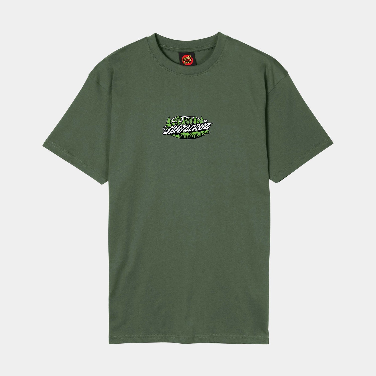 Santa Cruz Winkowski Big Foot T Shirt Dark Moss