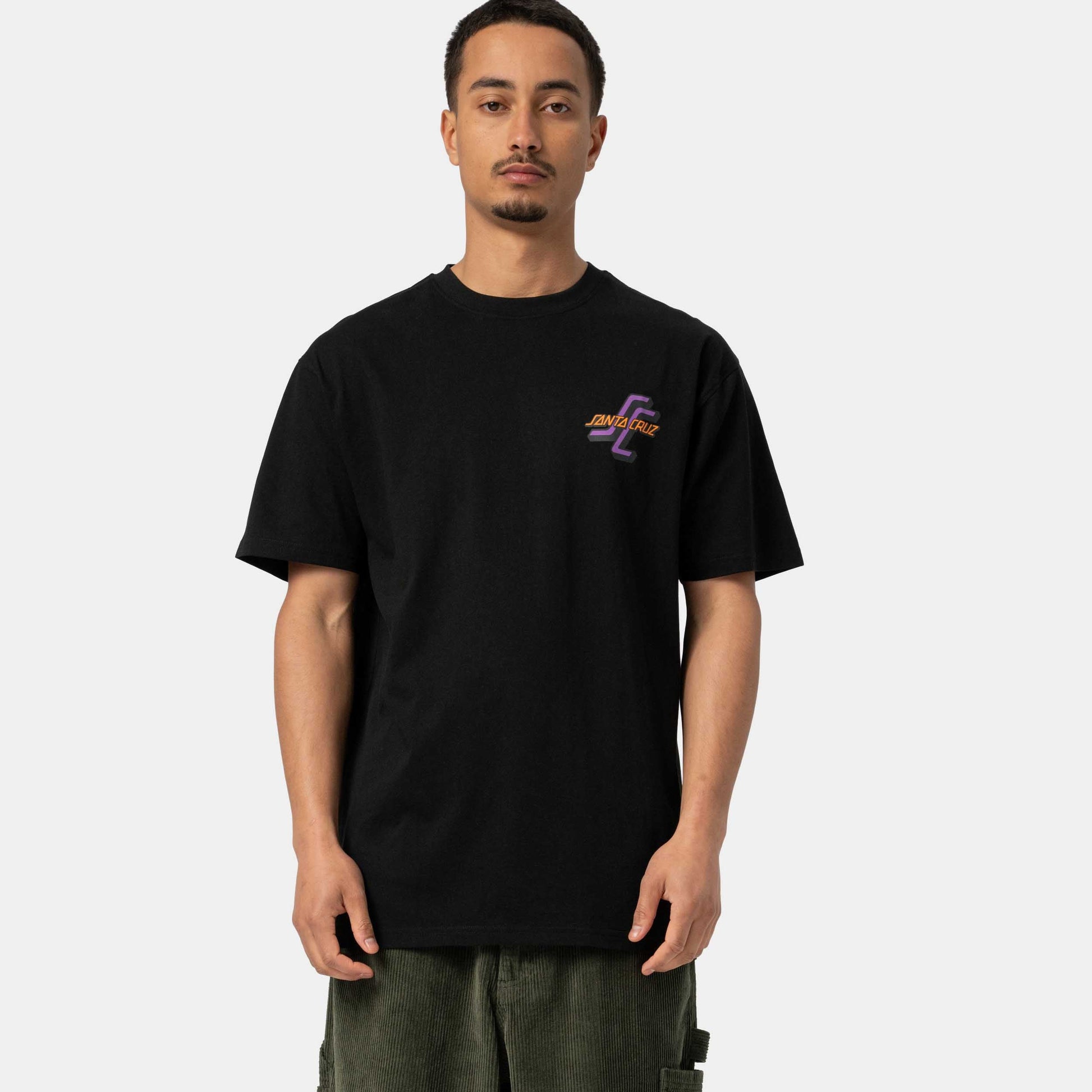 Santa Cruz Kendall Pumpkin T Shirt Black