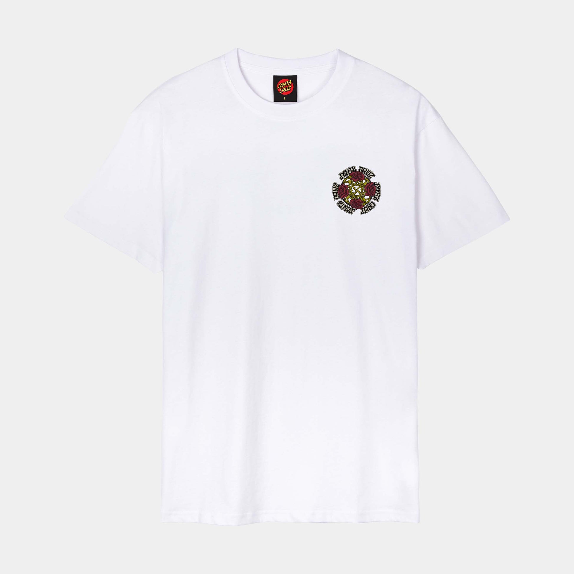 Santa Cruz Dressen Roses Evo T Shirt White