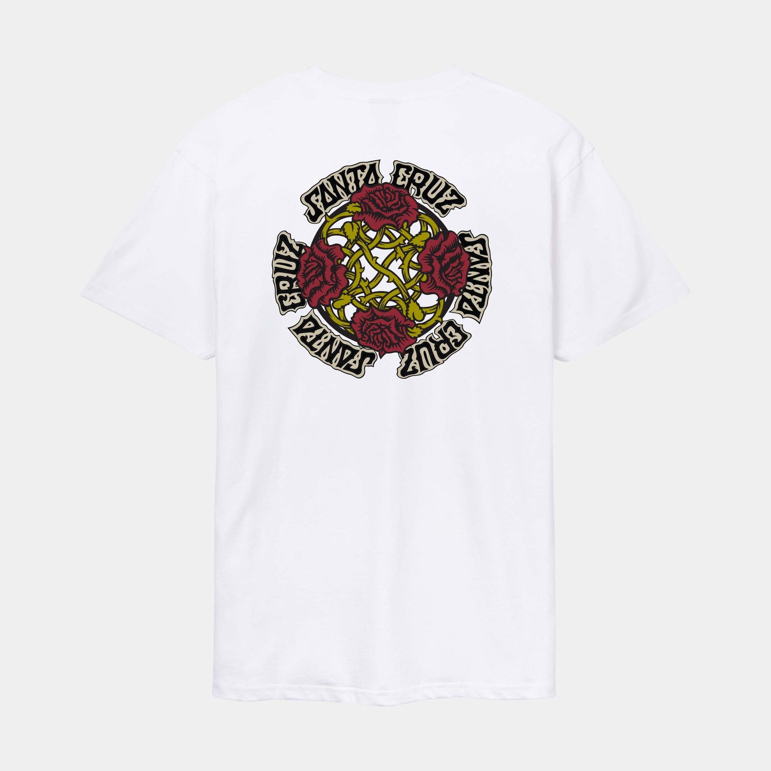 Santa Cruz Dressen Roses Evo T Shirt White