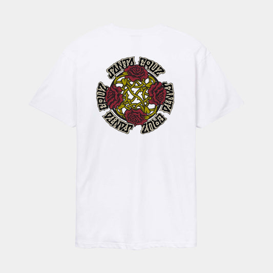Santa Cruz Dressen Roses Evo T Shirt White