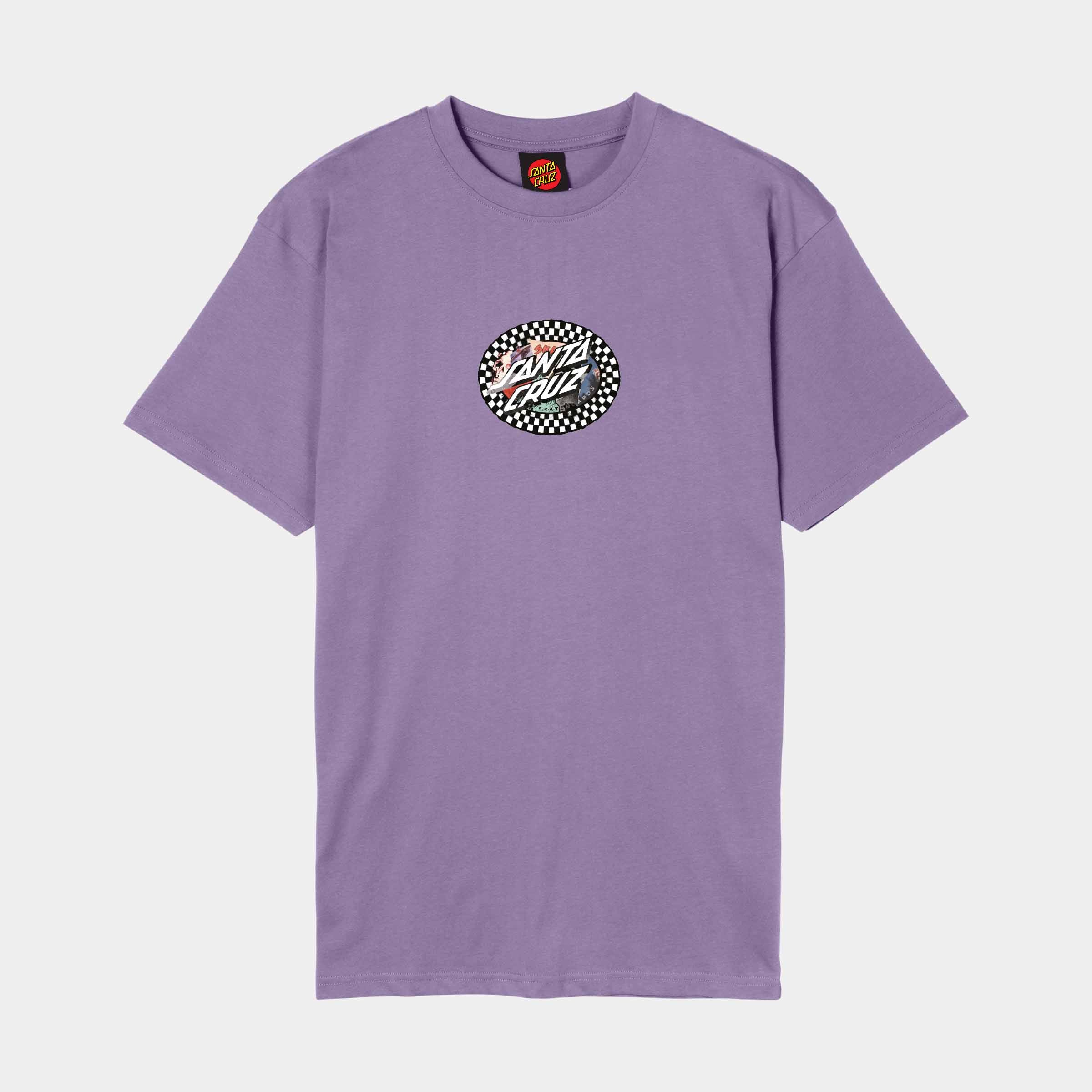Santa Cruz | Collage Oval Dot T-Shirt - Purple Haze – Santa Cruz