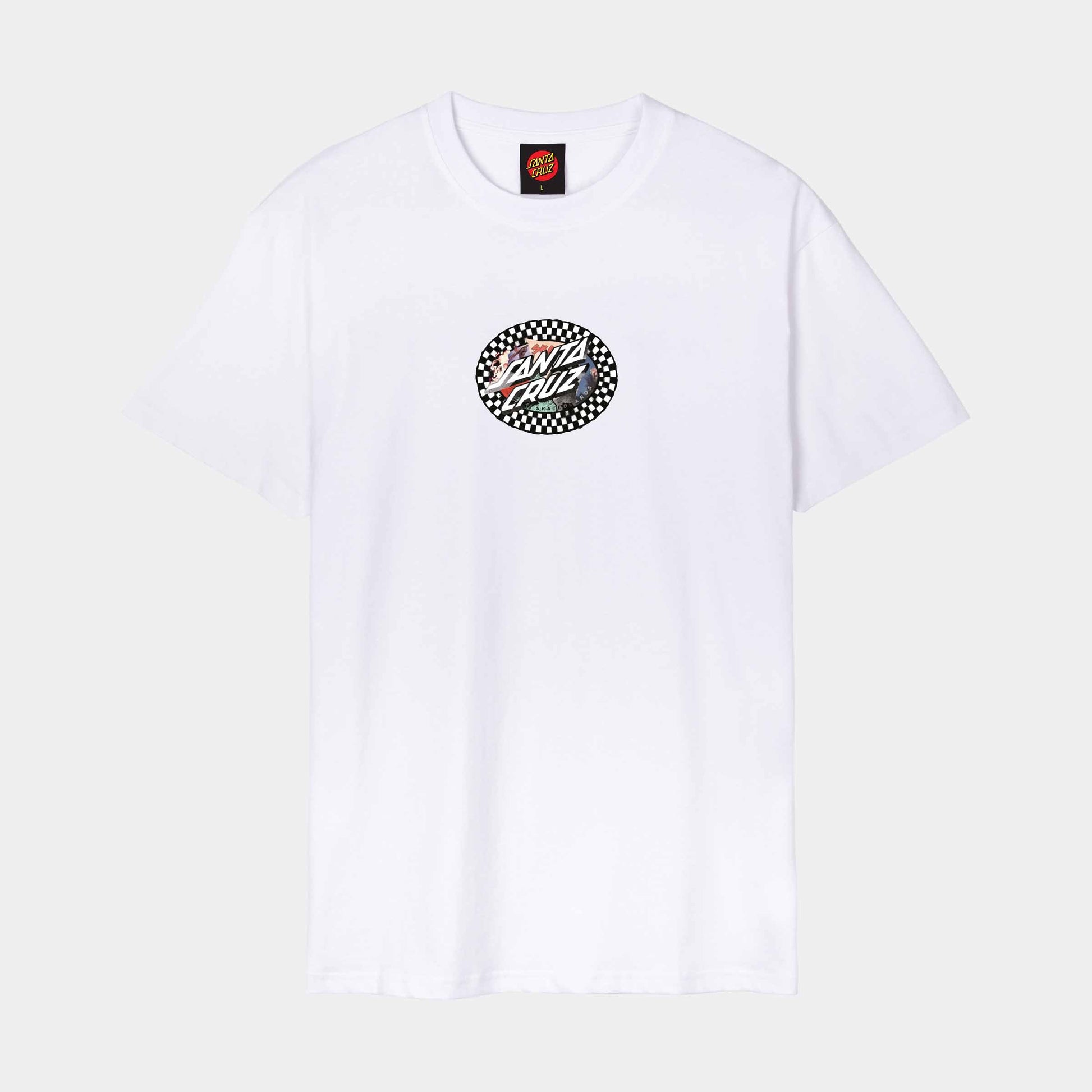 Santa Cruz Collage Oval Dot T Shirt White