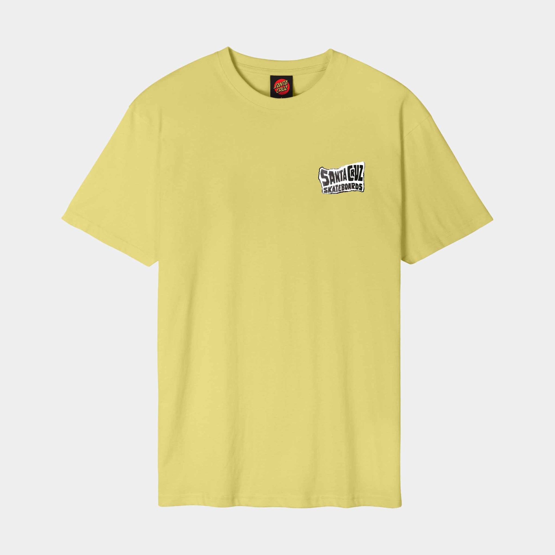 Santa Cruz Collage Hand T Shirt Faded Khaki