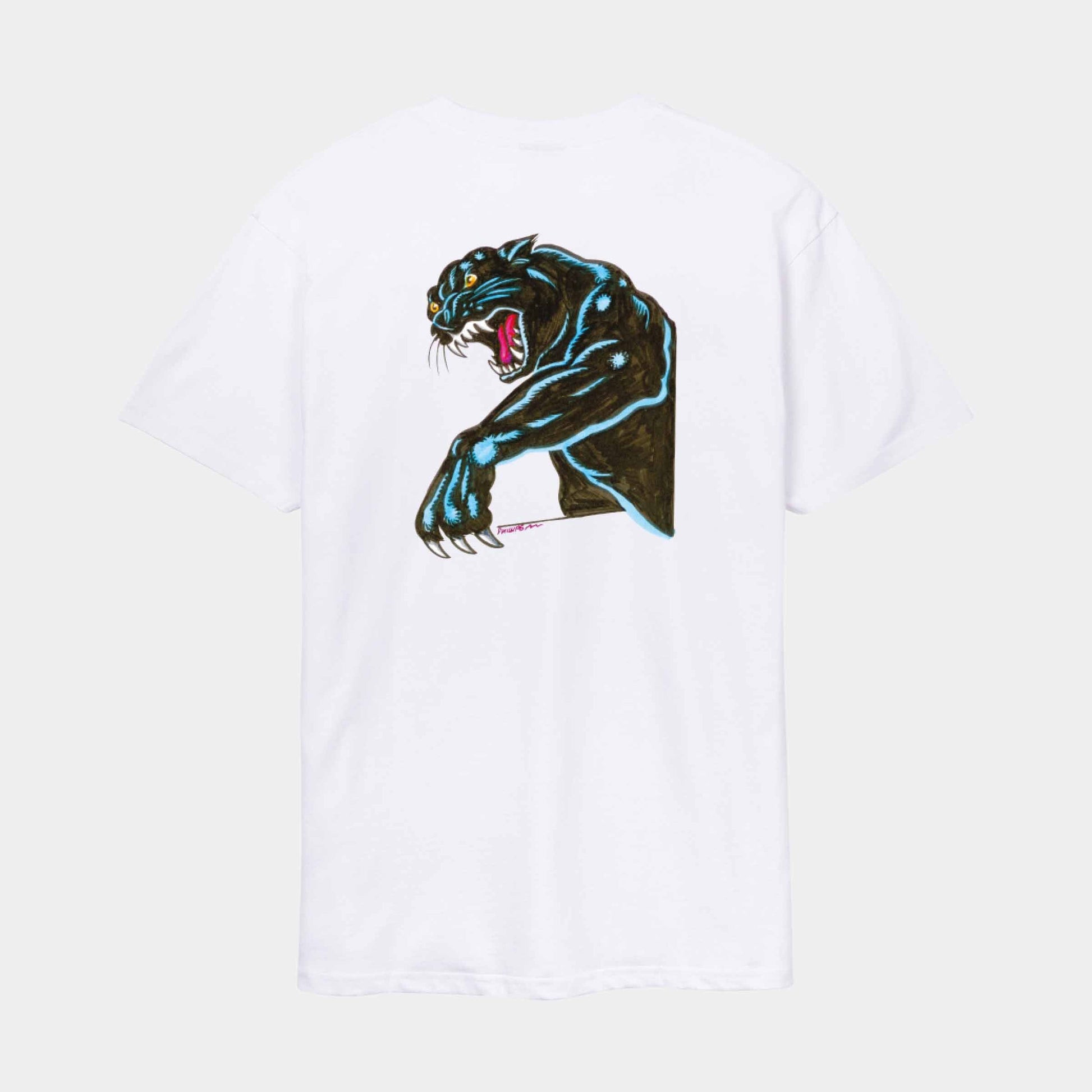 Santa Cruz Natas Sketch Panther T Shirt White