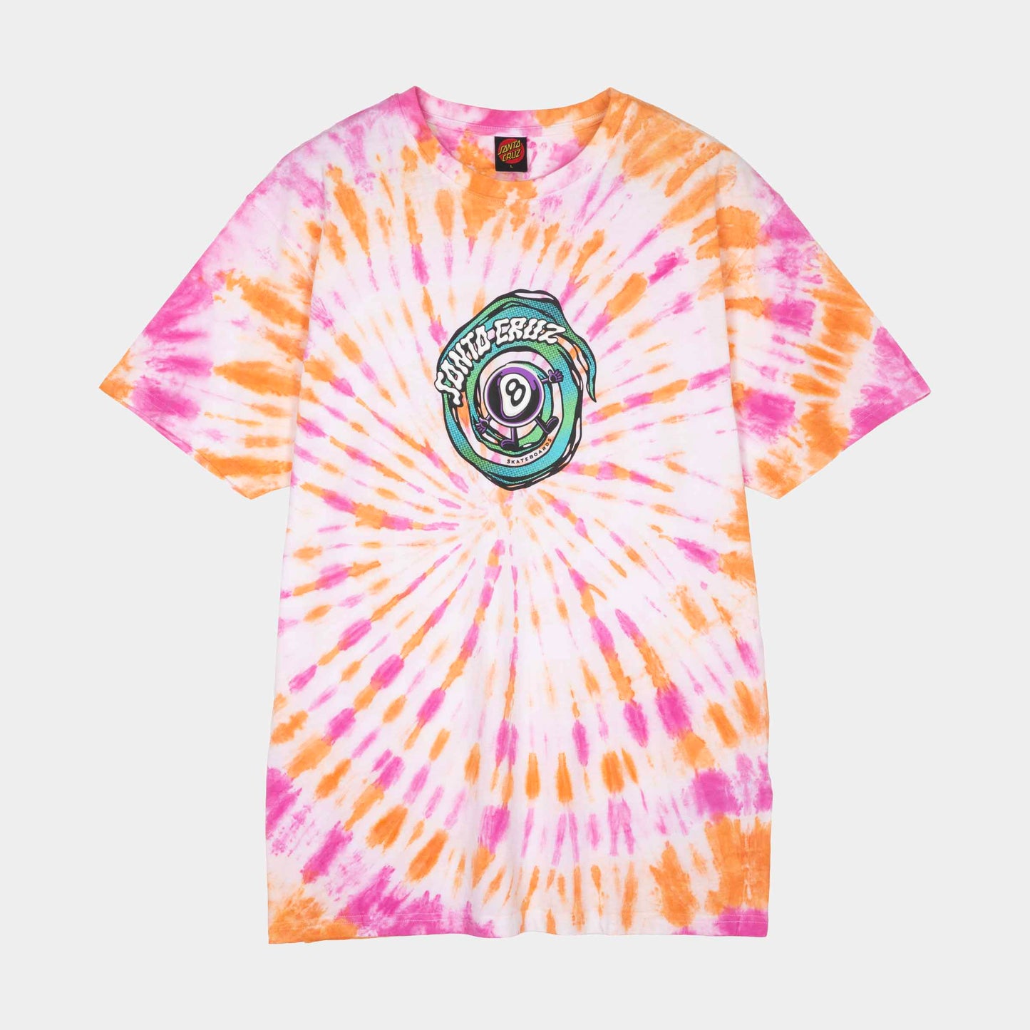 Santa Cruz Winkowski Vertigo T Shirt Orange Tie Dye