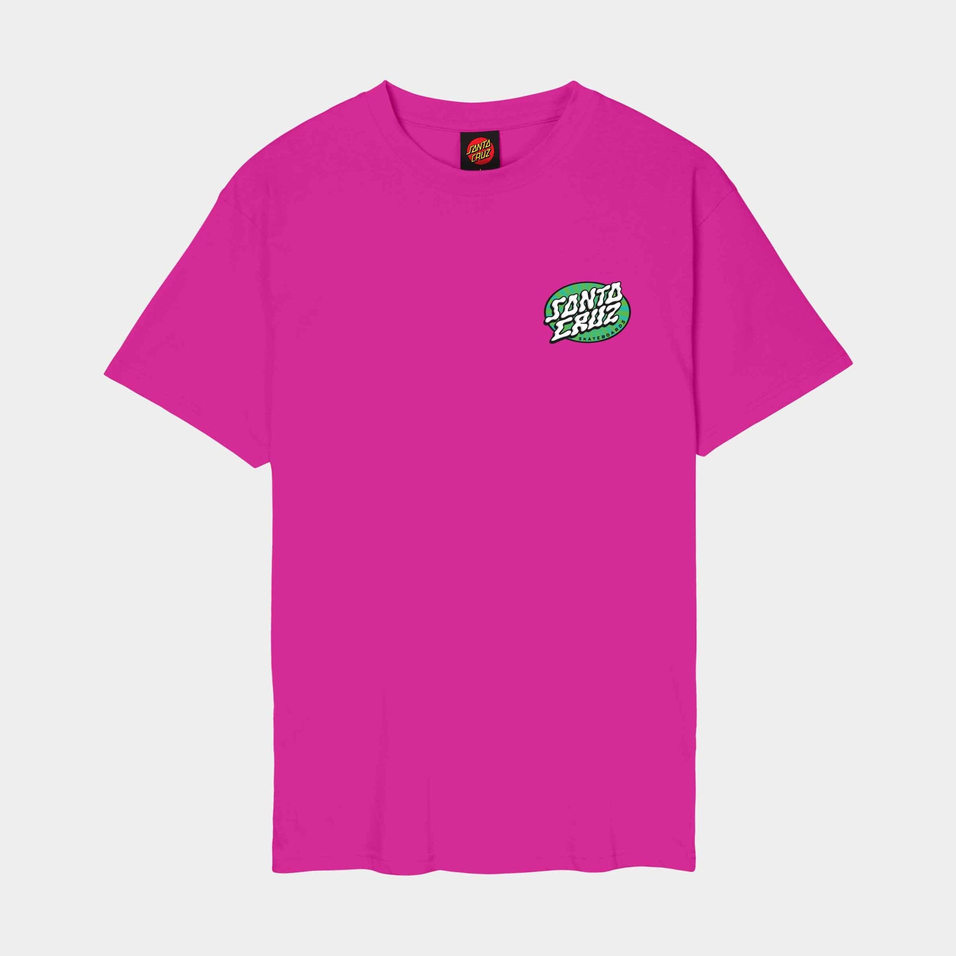 Santa Cruz Vertigo Dot T Shirt Electric Pink