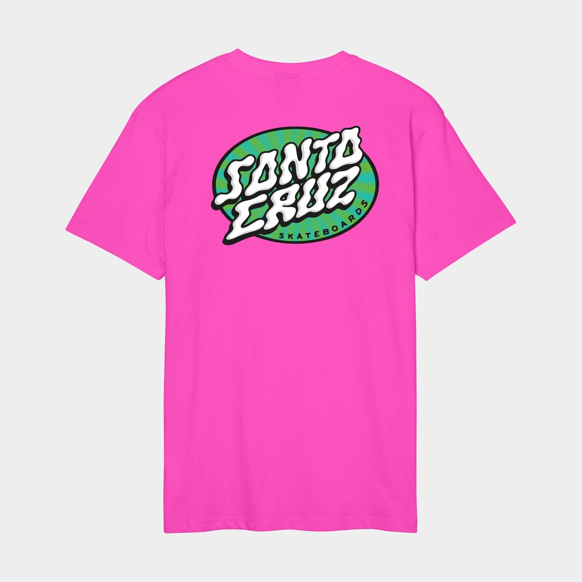 Santa Cruz Vertigo Dot T Shirt Electric Pink