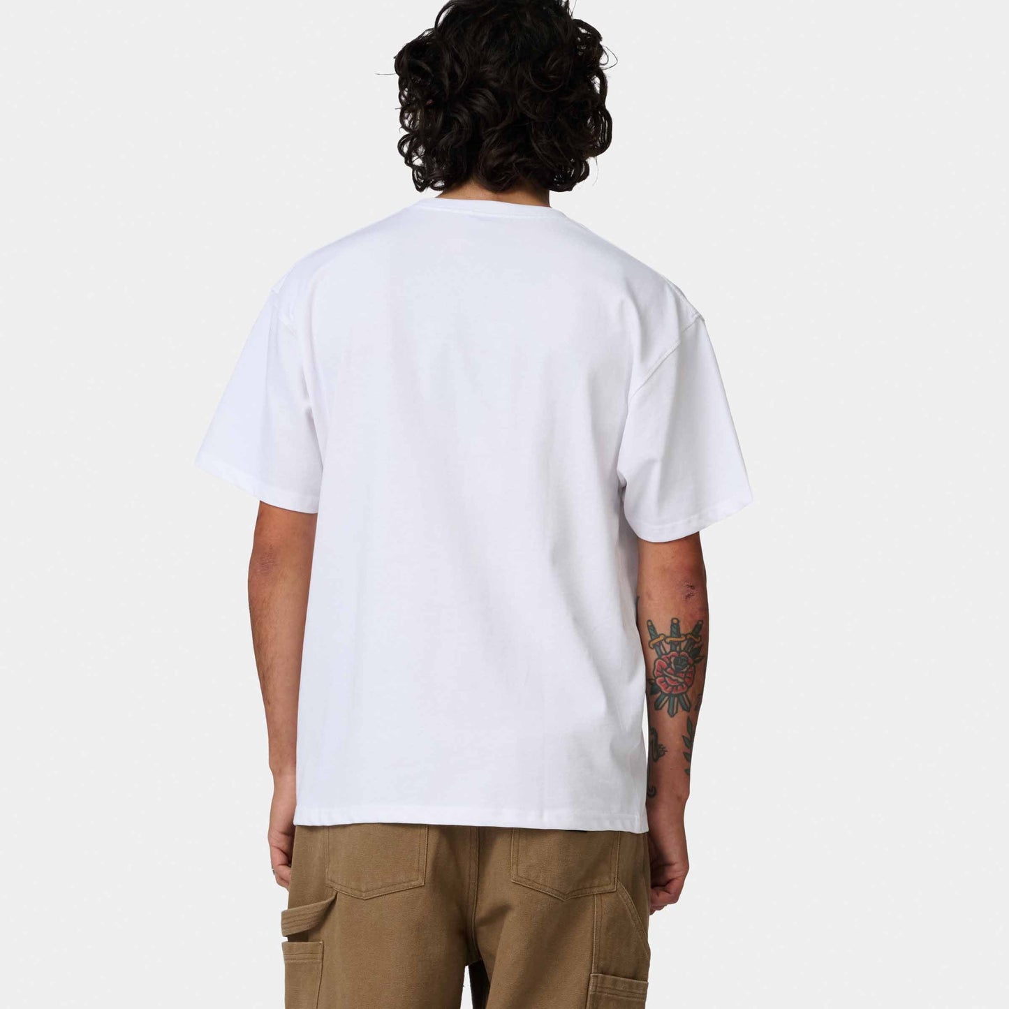 Santa Cruz Delfino Flower Guy T Shirt White