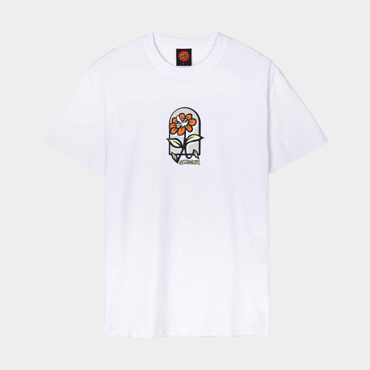 Santa Cruz Delfino Flower Guy T Shirt White