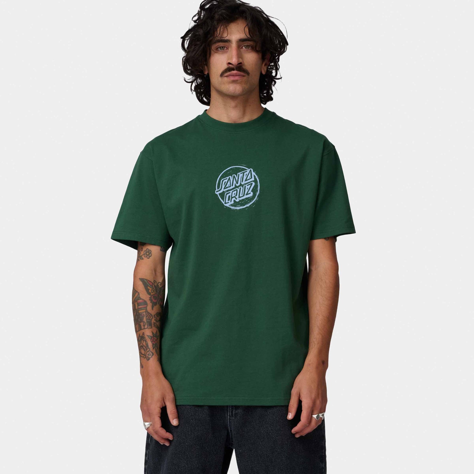 Santa Cruz Stamped Opus Front T Shirt Kale