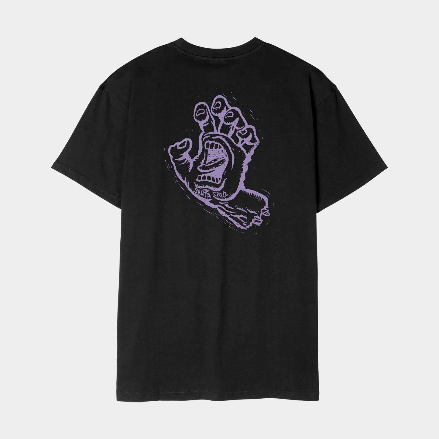 Santa Cruz Stamped Screaming Hand T Shirt Black