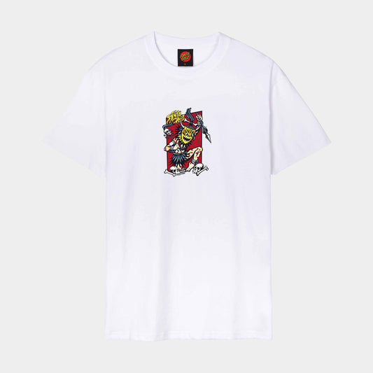 Santa Cruz Salba Voodoo Frame Front T Shirt White