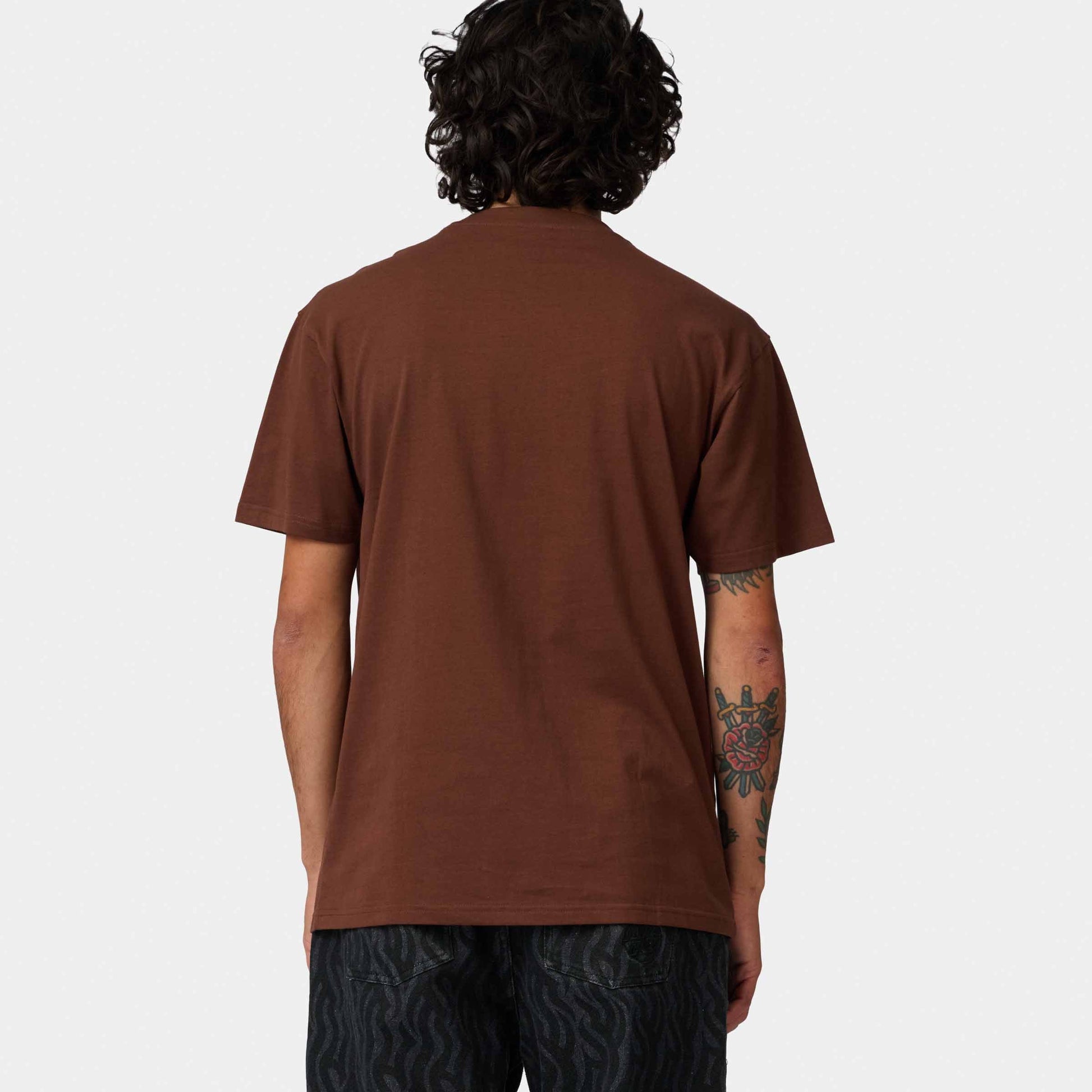 Santa Cruz Dressen Tribal Arch Front T Shirt Coffee