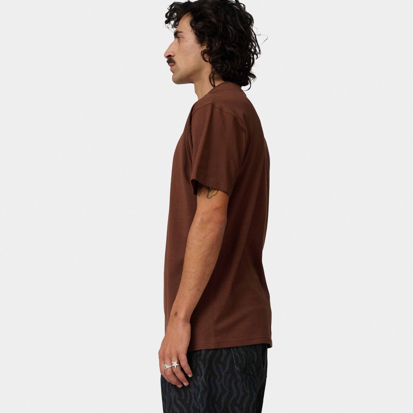 Santa Cruz Dressen Tribal Arch Front T Shirt Coffee