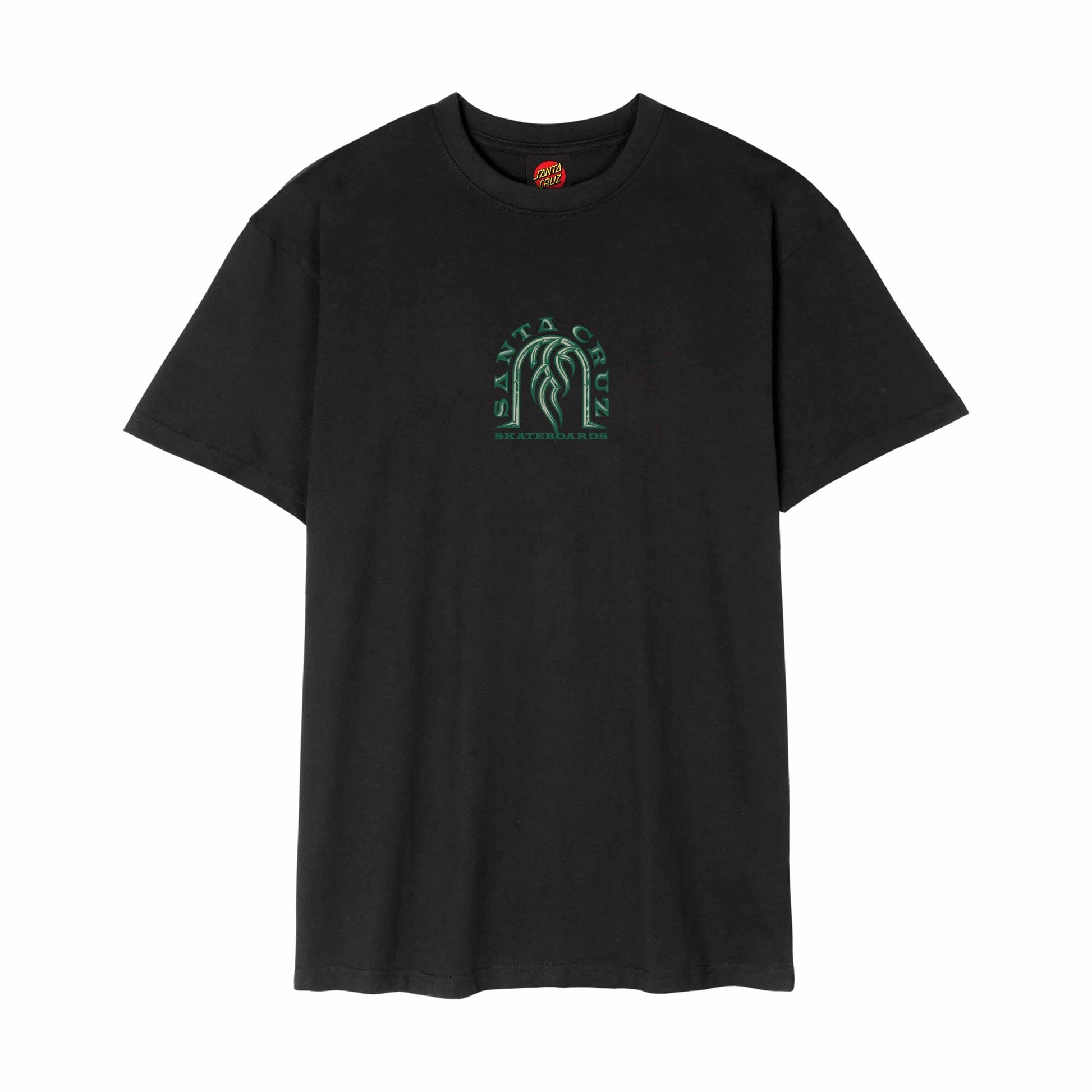 Santa Cruz Dressen Tribal Arch Front T Shirt Black