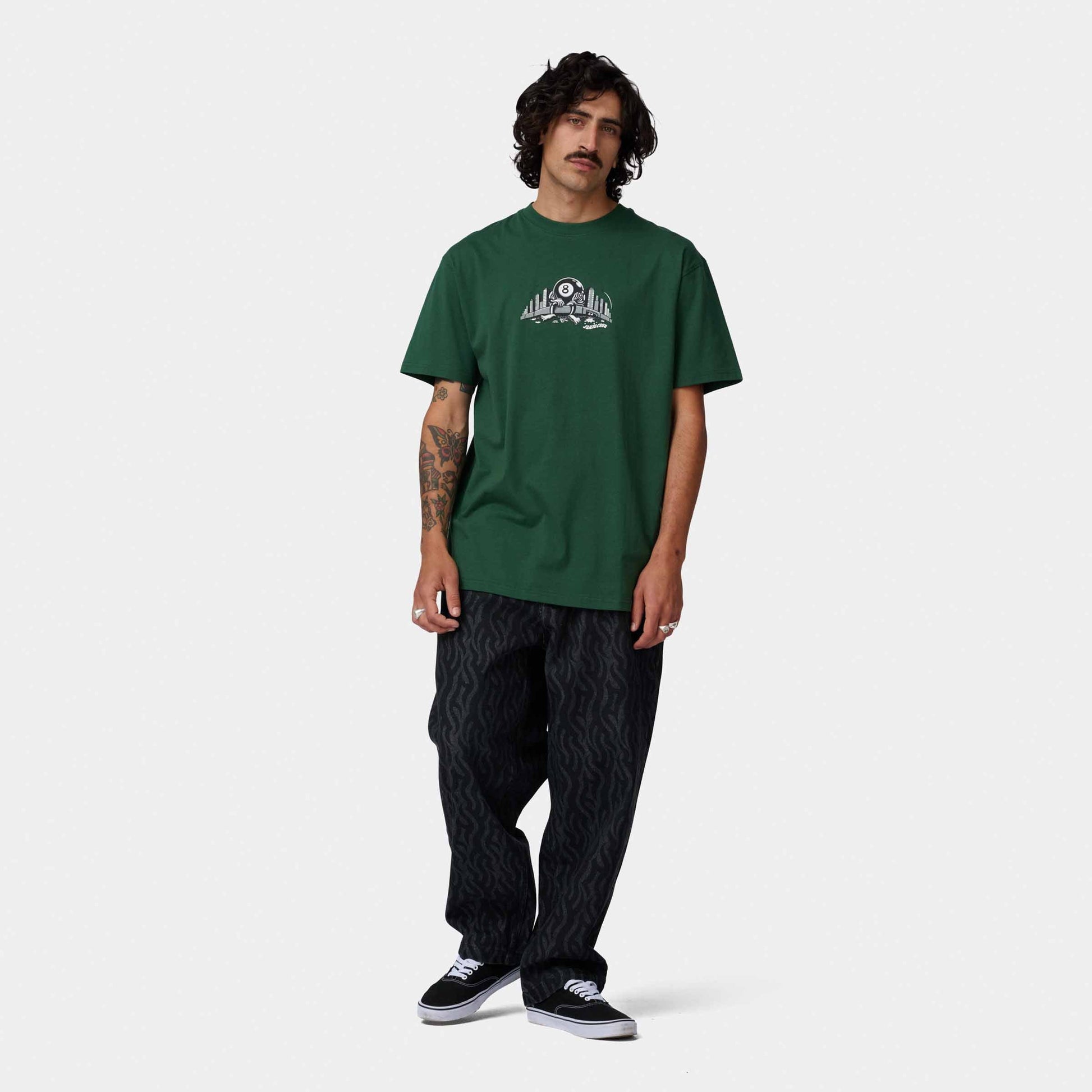 Santa Cruz Winkowski Curb Front T Shirt Kale