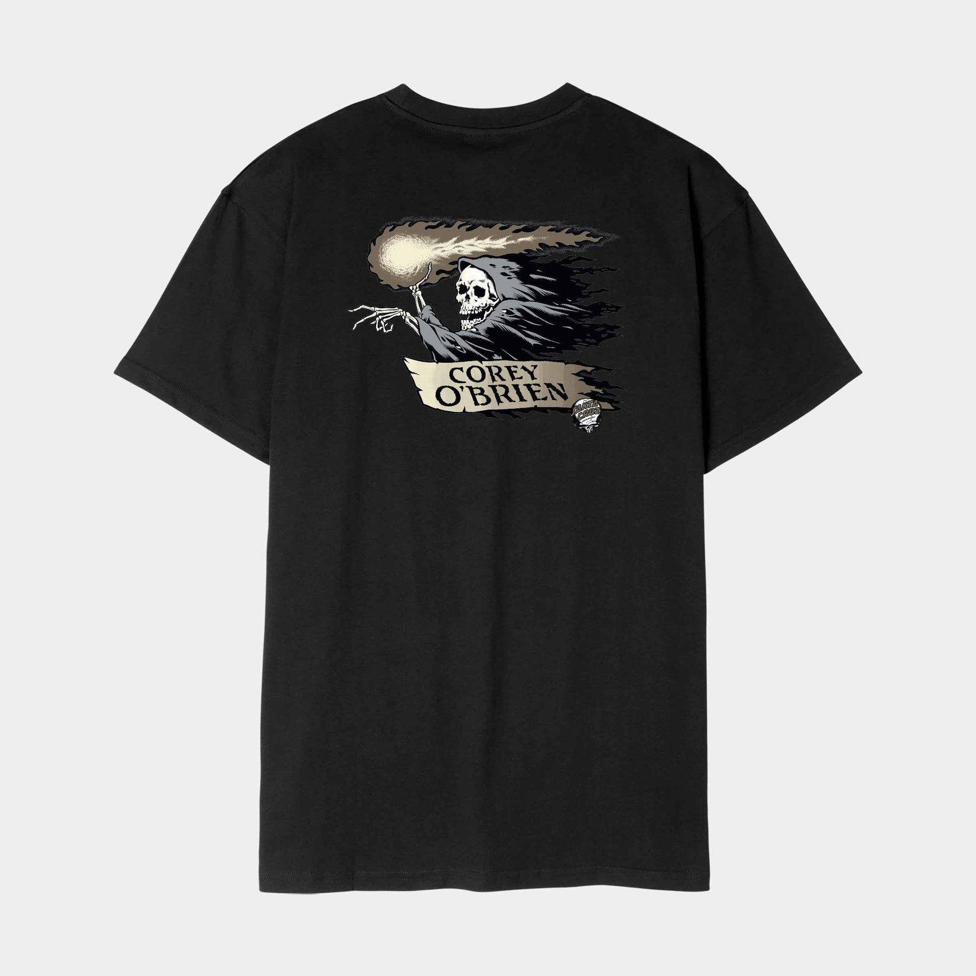 Santa Cruz O'Brien Reaper T Shirt Black
