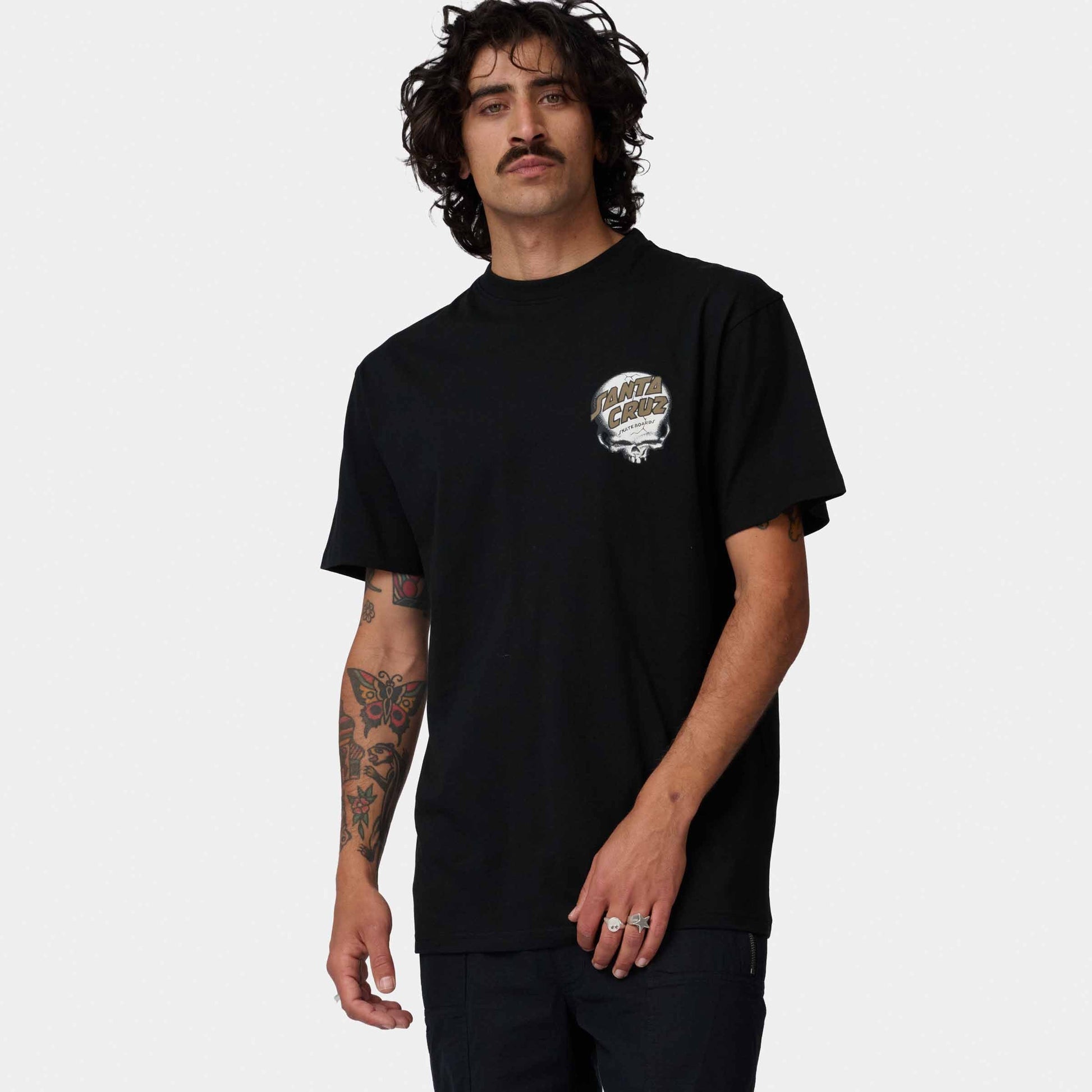 Santa Cruz O'Brien Reaper T Shirt Black