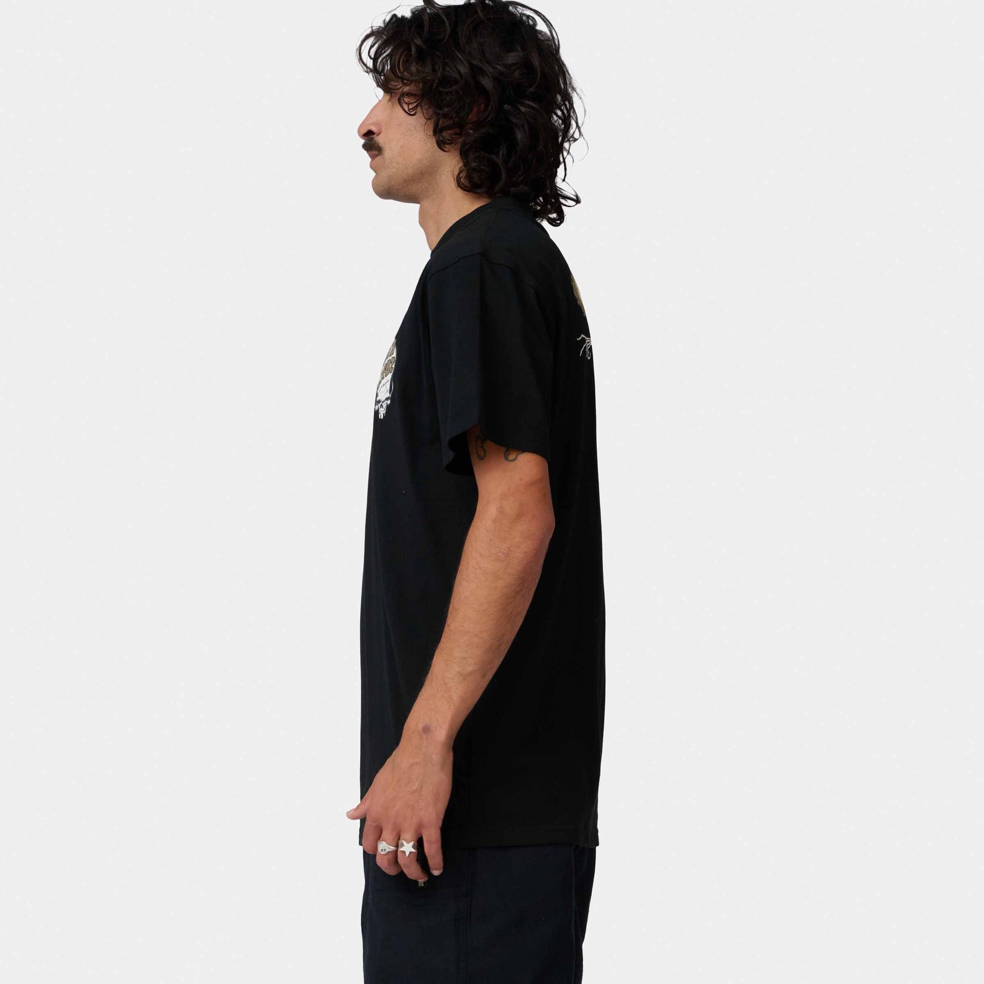 Santa Cruz O'Brien Reaper T Shirt Black