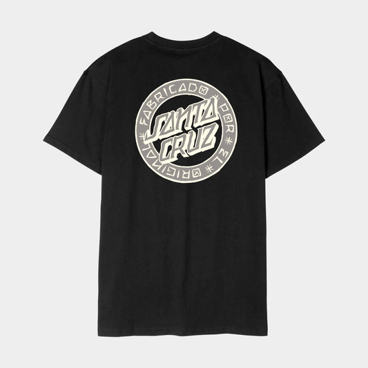 Santa Cruz Loco Dot T Shirt Black