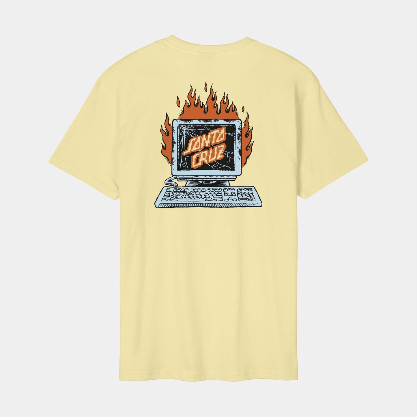 Santa Cruz Skateboards | Self Destruct T Shirt Custard