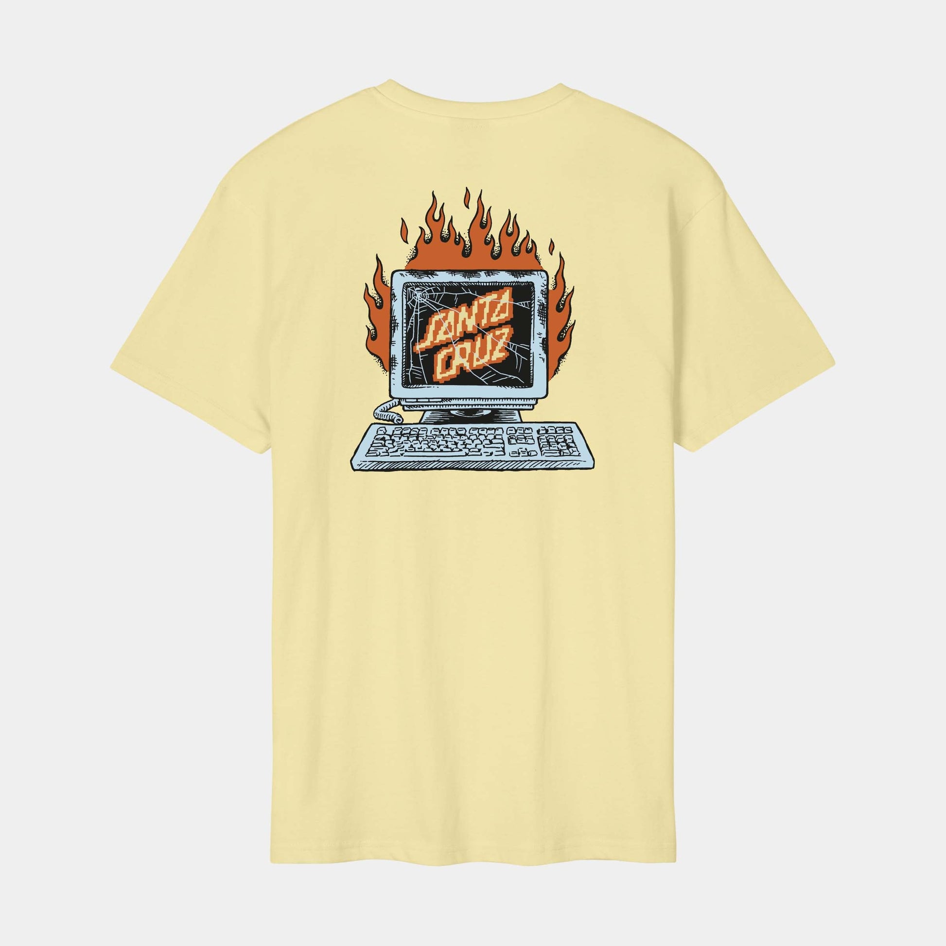 Santa Cruz Skateboards | Self Destruct T Shirt Custard