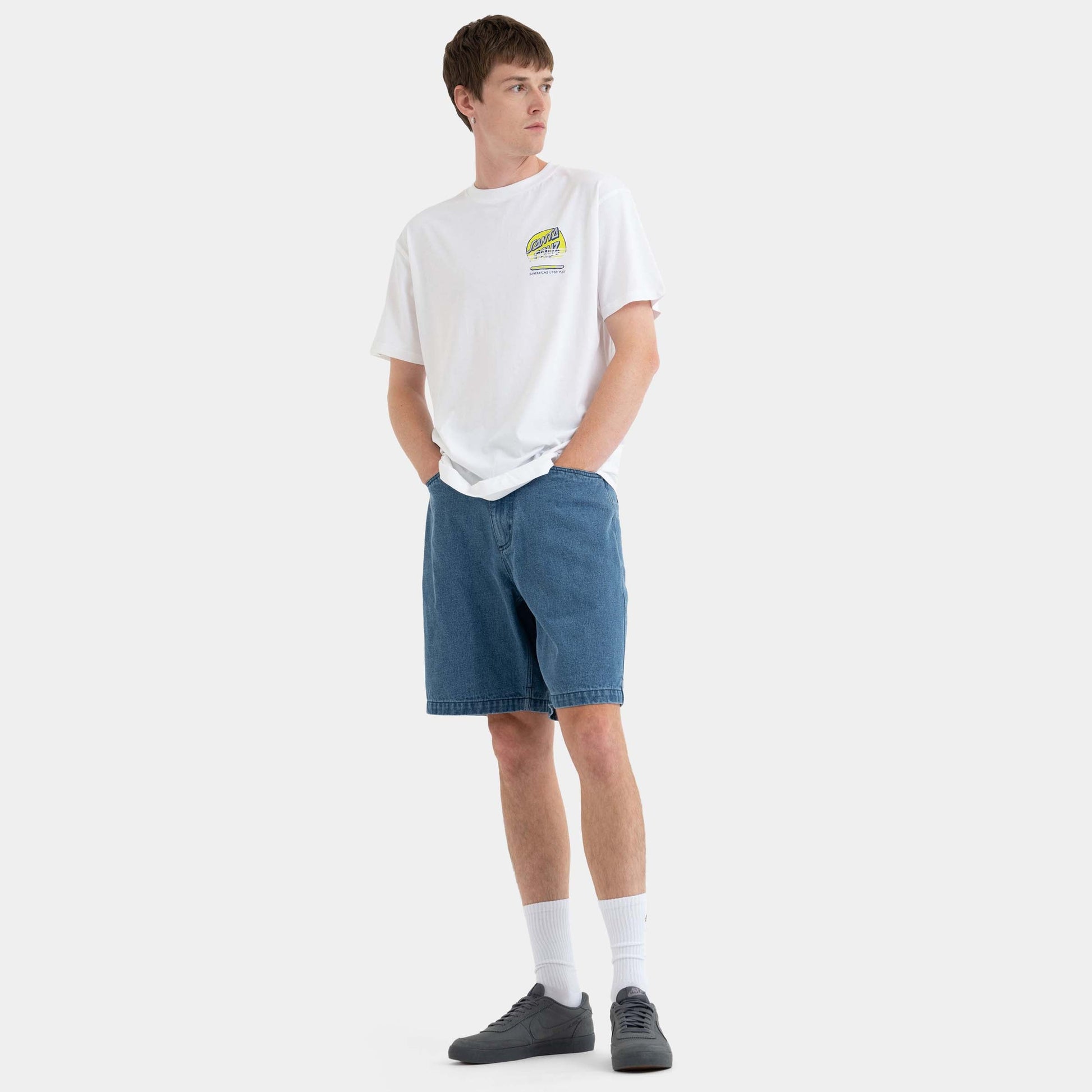 Santa Cruz Skateboards | Self Destruct T Shirt White