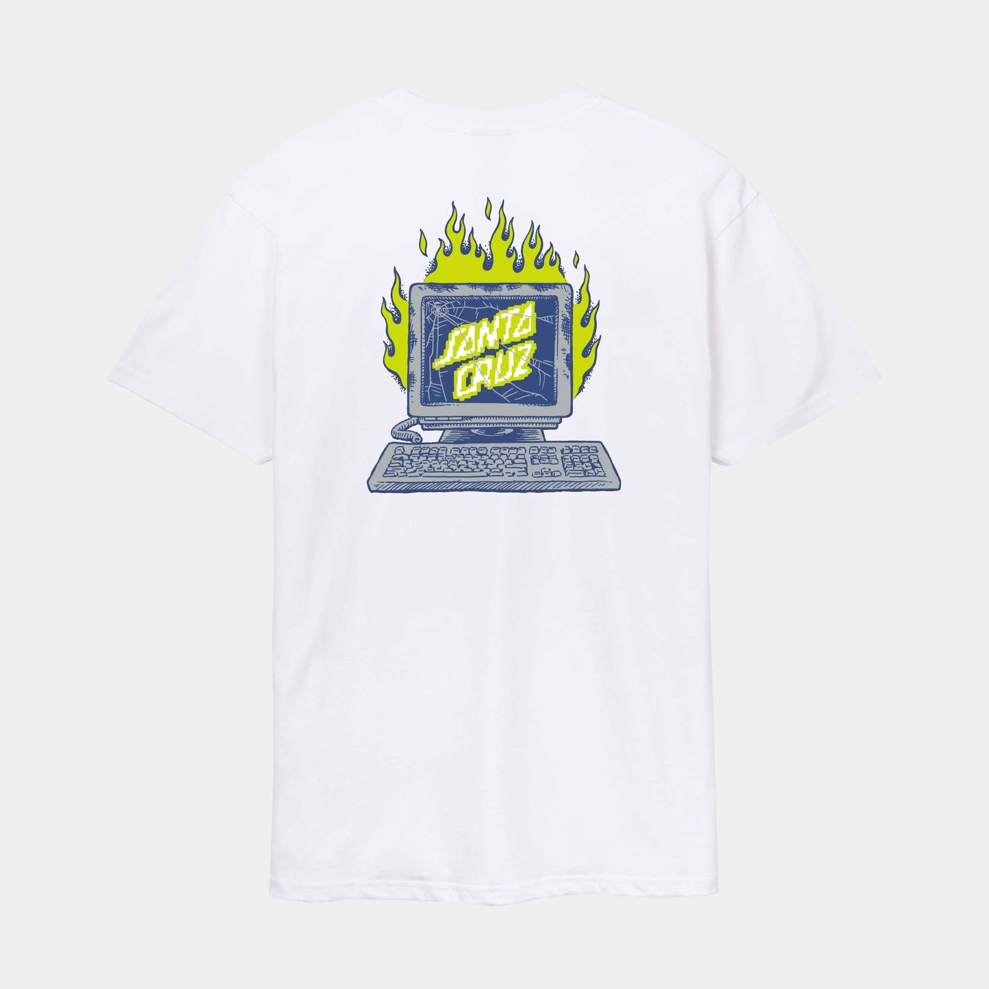Santa Cruz Skateboards | Self Destruct T Shirt White