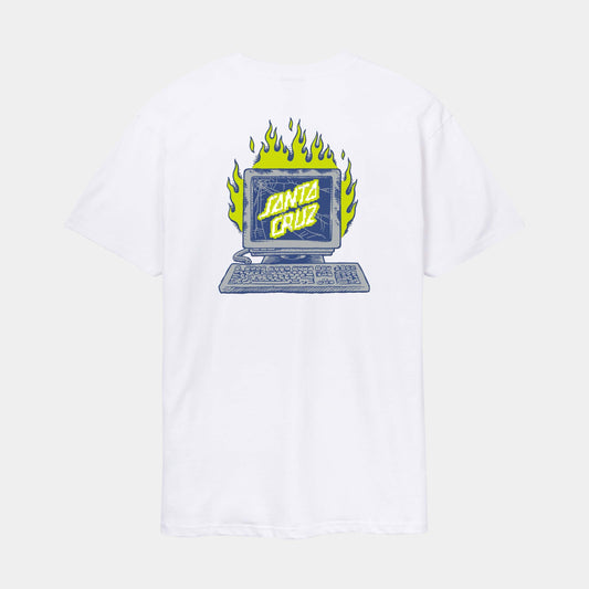 Santa Cruz Skateboards | Self Destruct T Shirt White