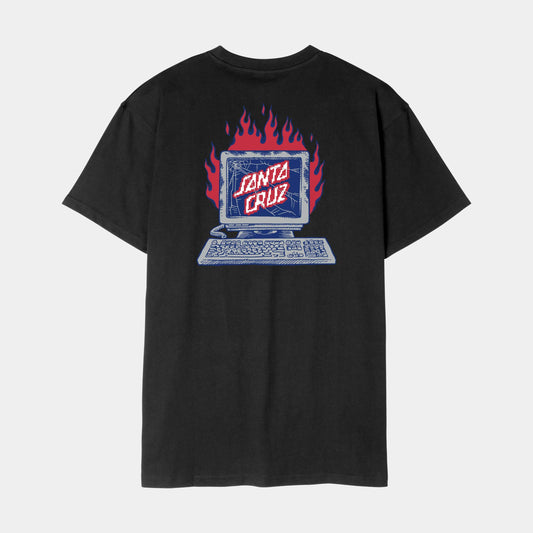 Santa Cruz Skateboards | Self Destruct T Shirt Black