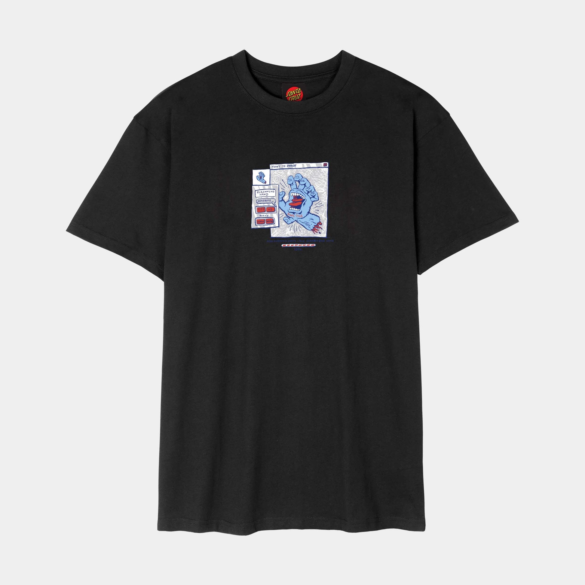 Santa Cruz Skateboards | Artificial Hand Front T Shirt Black